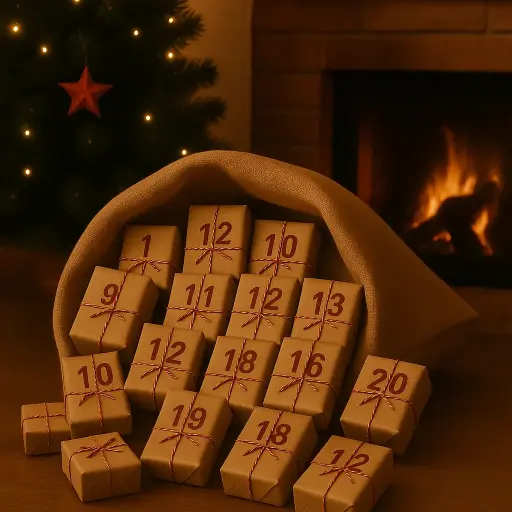 Calendrier de l'Avent Colis Gagnants (24 Colis mystères) - 7.5 Kg